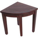 Oasis Bathroom Teak Corner Shower Seat Stool Chair Bench Sitting
