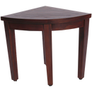 Oasis Bathroom Teak Corner Shower Seat Stool Chair Bench Sitting