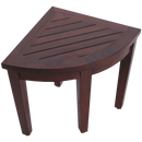 Oasis Bathroom Teak Corner Shower Seat Stool Chair Bench Sitting